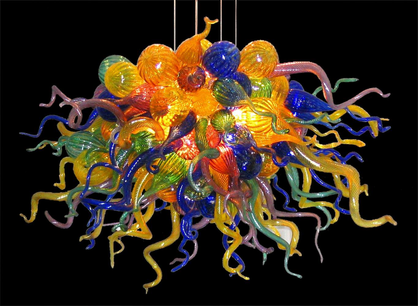 Buy cheap Murano glass modern best-selling color ceiling chandelier