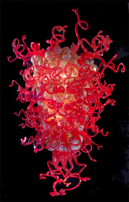 Yan Lie gorgeous red Murano blown glass decorative ceiling lights