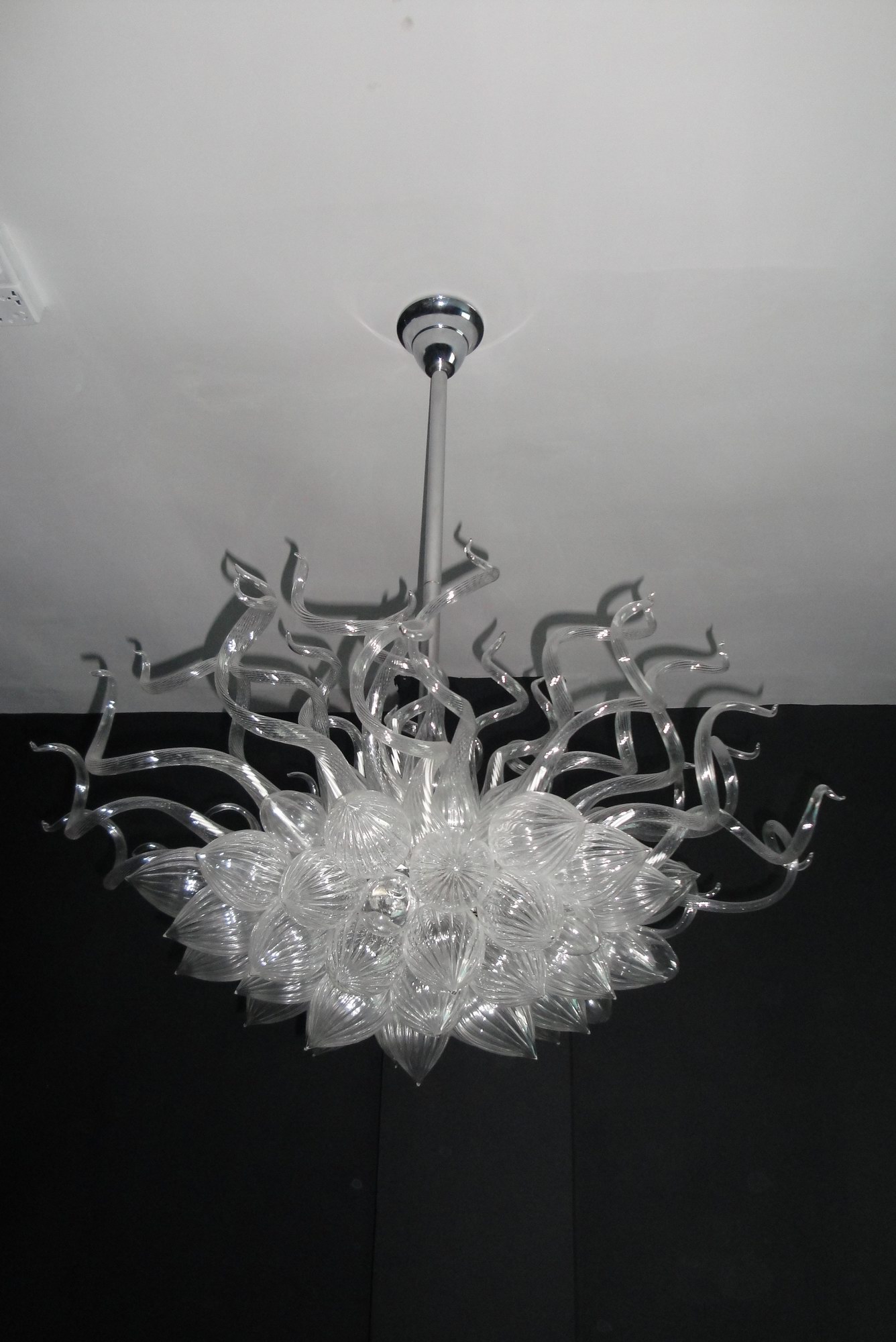 glassblowing white small chandelier decorated hotel glassblowing white small chandelier decorated hotel