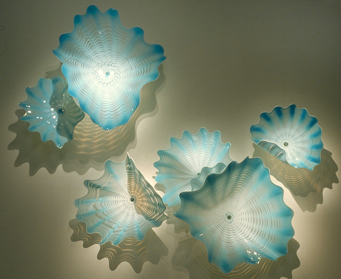 Wholesale Amazing Glossy Decorative Glass Plates Flowers Blue Wholesale Amazing Glossy Decorative Glass Plates Flowers Blue